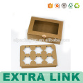 Kraft Paper Rectangle Cake Box With Window